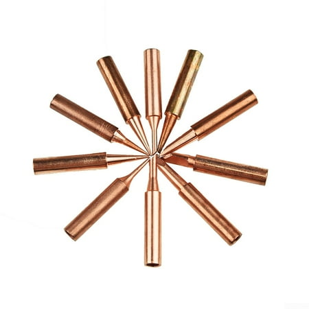 11Pcs Copper Solder Iron Tips 900M-T Lead Soldering Welding Tool Set Kit